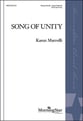 Song of Unity SATB choral sheet music cover
